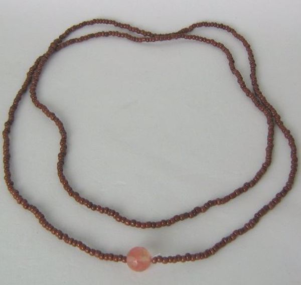 Imagen de COLLAR CANDOMBLE OYA MARRON