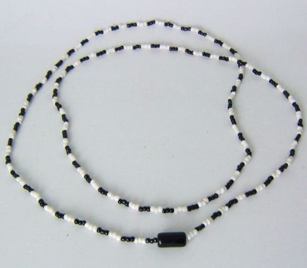 Imagen de COLLAR CANDOMBLE BLANCO NEGRO