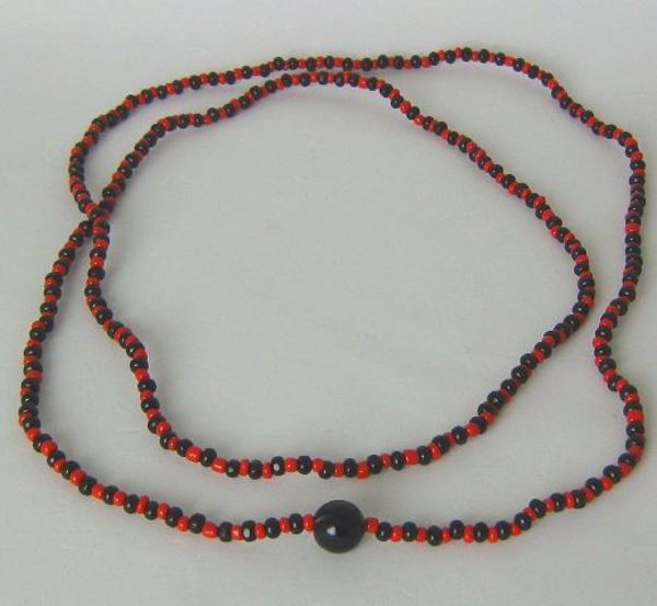 Imagen de COLLAR CANDOMBLE ELEGGUA NEGRO ROJO