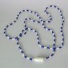 Imagen de COLLAR CANDOMBLE YEMANYA (Transparente- Azul Royal)