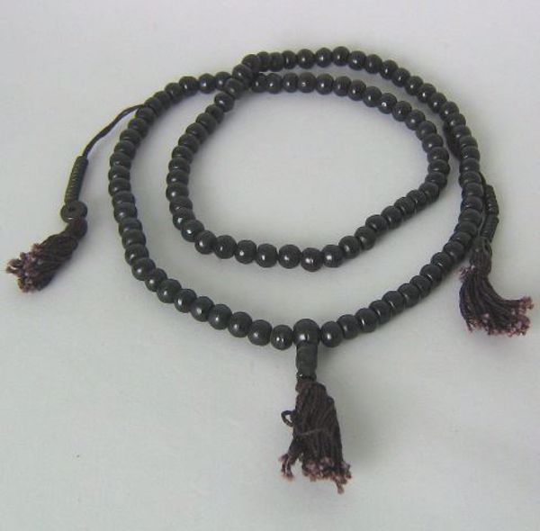 Imagen de COLLAR MALA HUESO NEGRO PRIMERA CALIDAD