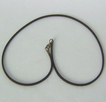 Imagen de COLLAR ANTELINA MARRON Y CIERRE EN BRONCE