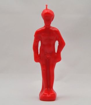 Imagen de Vela Hombre Rojo 24 cm