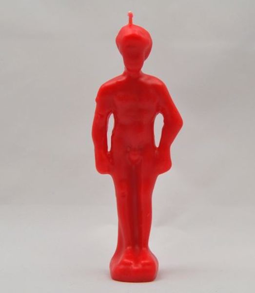 Imagen de Vela Hombre Rojo 24 cm