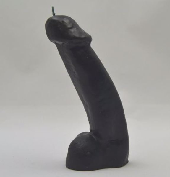 Imagen de Vela Falo Negro 18 cm