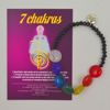 Imagen de PULSERA 7 CHAKRAS PIEDRA PLANA