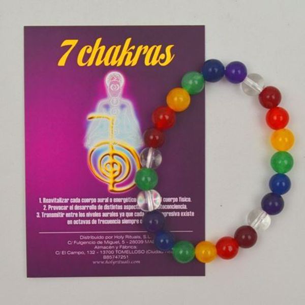 Imagen de PULSERA 7 CHAKRAS COMBINADA