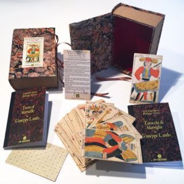 Imagen de Tarot marsigliesi piemontesi Lando edición de lujo especial numerada y firmada por Giordano Berti