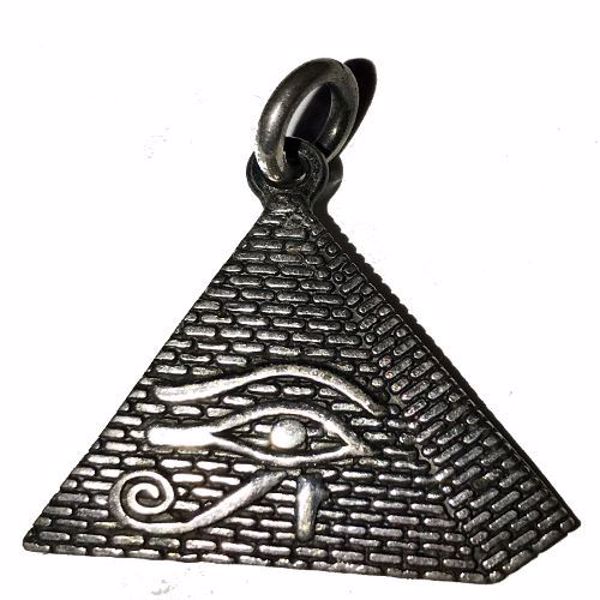 Imagen de COLGANTE DE PLATA PIRAMIDE CON OJO DE HORUS