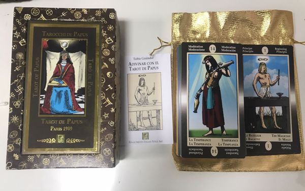 Imagen de Tarot Papus. Facsímil coloreado. París 1909. 900 copias exclusivas. Edición de lujo.