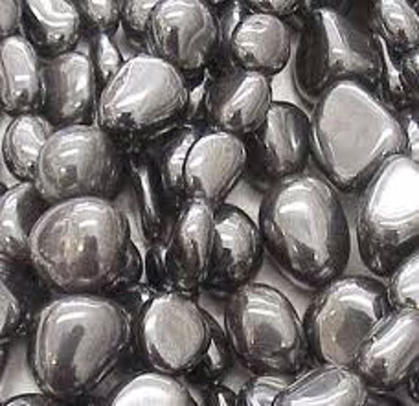 Imagen de PIEDRA NATURAL CANTO RODADO HEMATITE IMANTADO