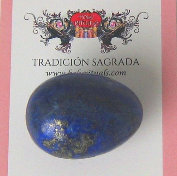 Imagen de PIEDRA NATURAL LAPISLAZULI FORMA HUEVO