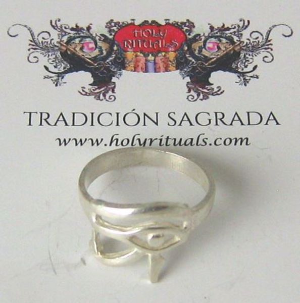 Imagen de Anillo de plata ojo de horus. t-13