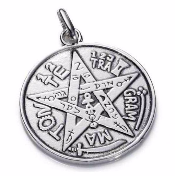 Imagen de AMULETO PLATA TETRAGRAMATON 33 MMS