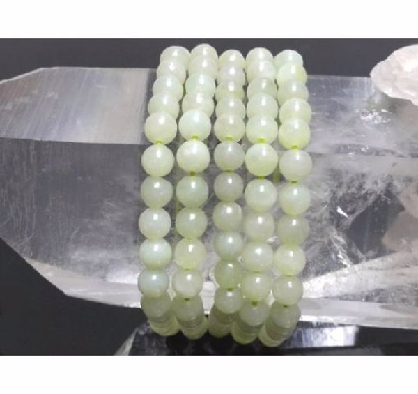 Imagen de PULSERA BOLAS PIEDRA NATURAL JADE