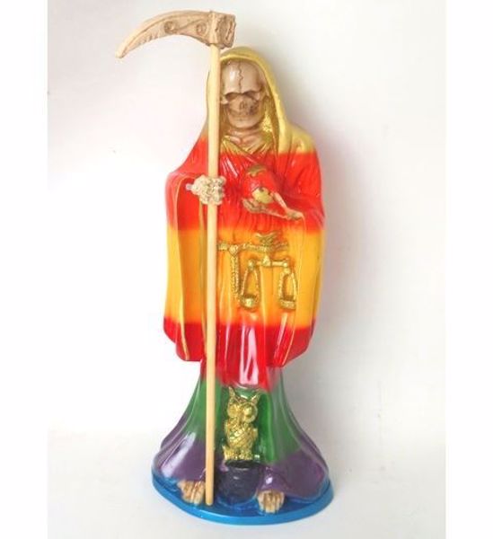 Imagen de IMAGEN SANTA MUERTE 7 COLORES 300 MMS