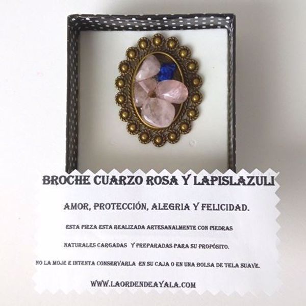 Imagen de BROCHE DE PIEDRAS NATURALES