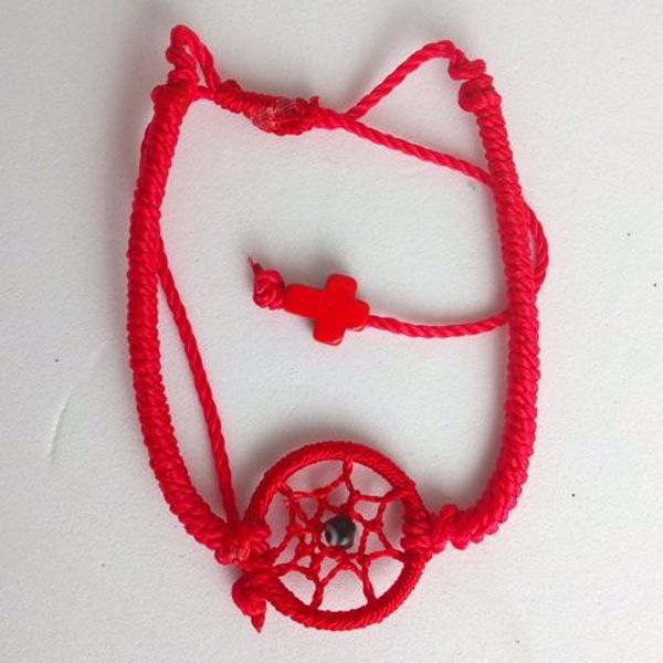 Imagen de PULSERA ATRAPASUEÑOS ROJA ORIGINAL DE MEXICO