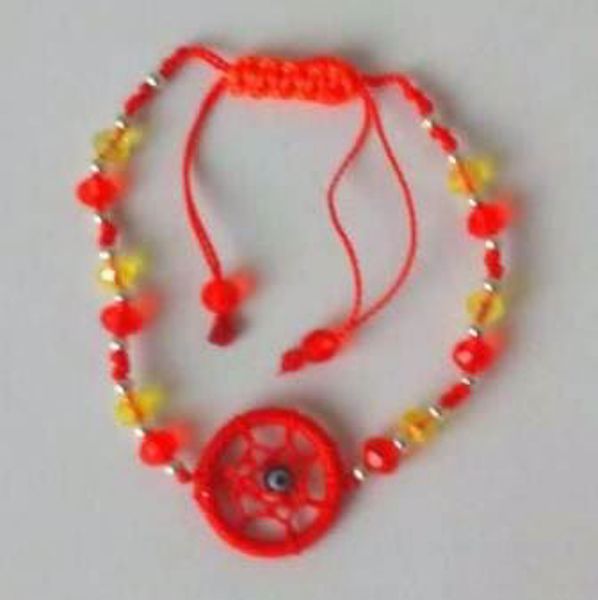 Imagen de PULSERA ATRAPASUEÑOS ROJA ORIGINAL DE MEXICO