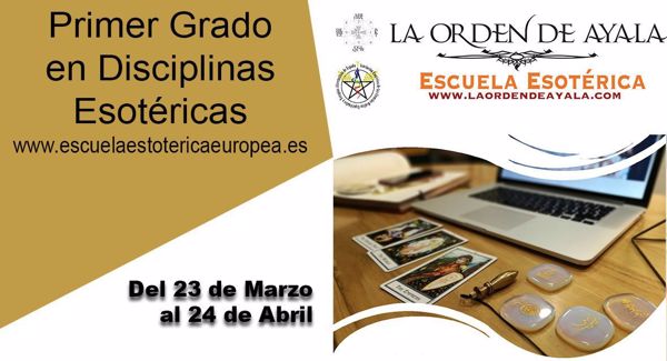 Imagen de Primer Grado en Disciplinas Esotéricas. On line. Diferido. Más de 35 horas grabadaas.