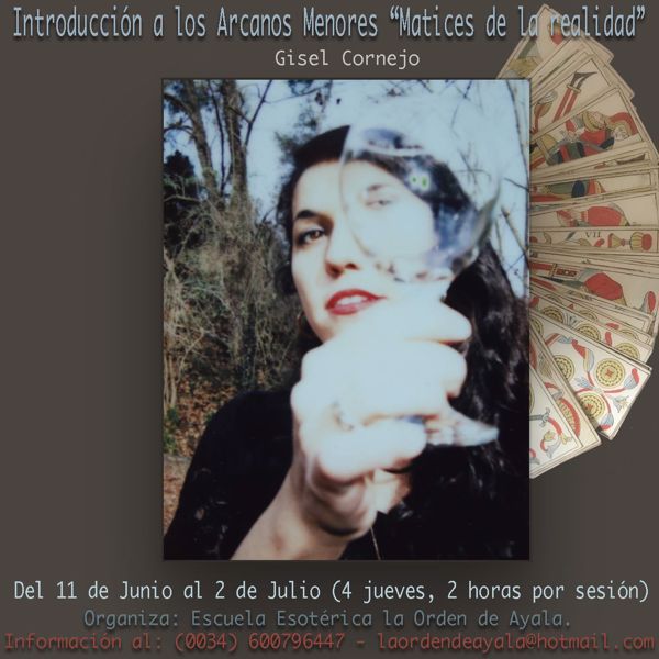 Imagen de Taller de Tarot con Gisele Cornejo. (Arcanos menores) 25 euros. 8 HORAS GRABADAS.