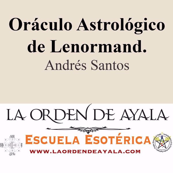 Imagen de Oráculo astrológico de Lenormand. Andrés Santos.