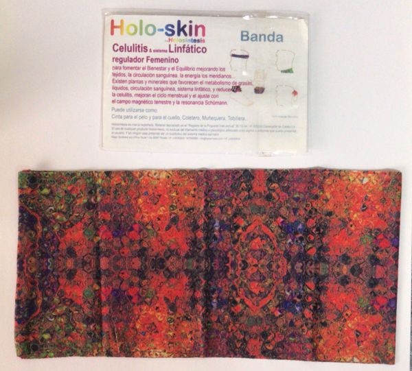 Imagen de Bandas holosintesis celulitis y sistema linfatico poliester microfibra