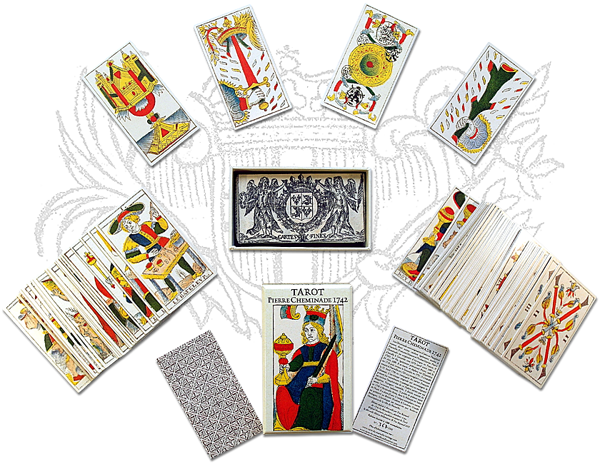 Imagen de TAROT PIERRE CHEMINADE 1742 78 CARTAS