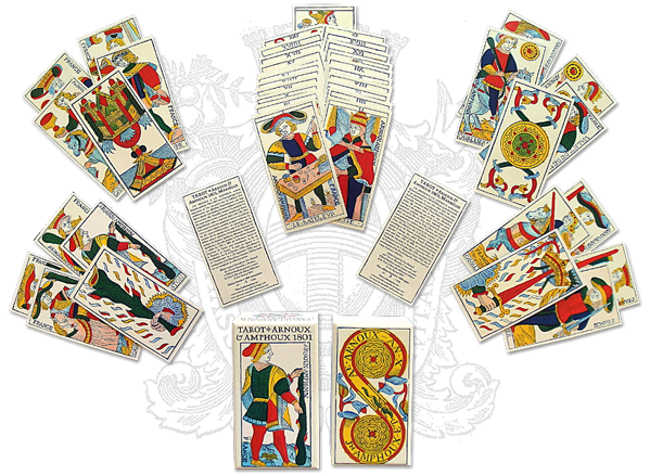 Imagen de TAROT ARNOUX & AMPHOUX 1801 78 CARTAS