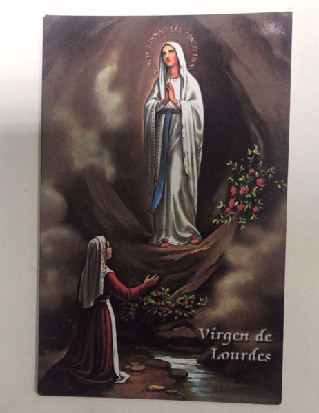 Imagen de ESTAMPA VIRGEN DE LOURDES