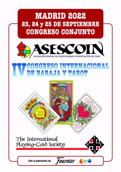 Imagen de Entrada On line + Presencial. IV congreso internacional de Baraja y Tarot.  23, 24 y 25 de septiembre 2022