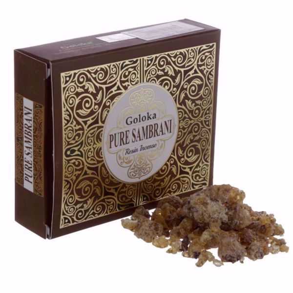 Imagen de Incienso de Resina - Goloka - Pure Sambrani - 30g
