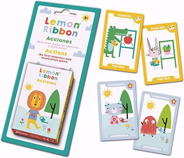 Imagen de Lemon Ribbon acciones. Juego de cartas infantil