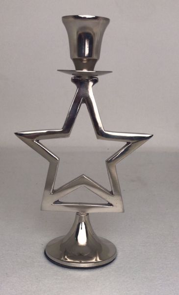 Imagen de Candelabro magia ceremonial estrella 5 puntas, para altar y ceremonias