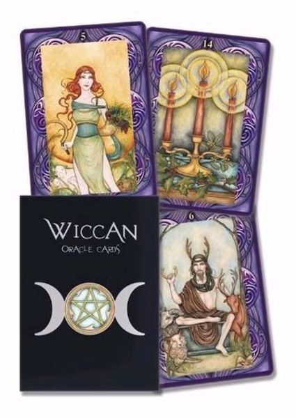 Imagen de Oráculo Wicca borde plateado