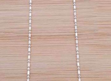 Imagen de CADENA DE ANILLAS PLATA 45 CM