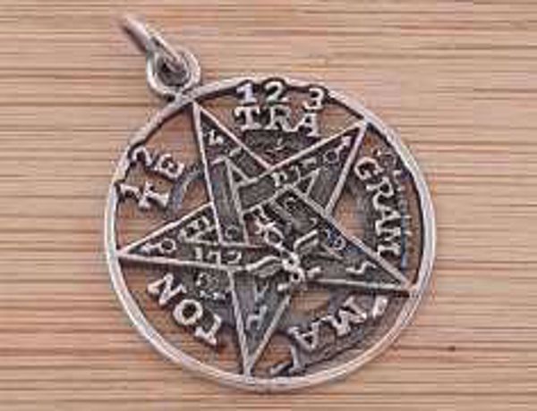 Imagen de AMULETO DE PLATA TETRAGRAMATON 20MM