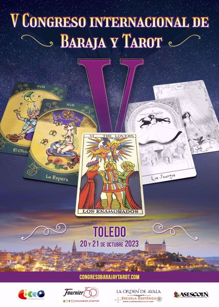 Imagen de Entrada Presencial y On line V congreso internacional de Baraja y Tarot. Toledo 2023