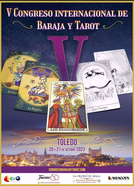 Imagen de Entrada On line V congreso internacional de Baraja y Tarot y conferencias presenciales para ver grabadas en diferido.