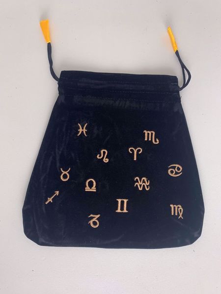 Imagen de BOLSA GUARDATAROT TERCIOPELO "ASTROLOGICAL"