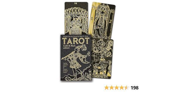 Imagen de Tarot Gold and Black edition. Mary K. Greer. Kit baraja y libro.