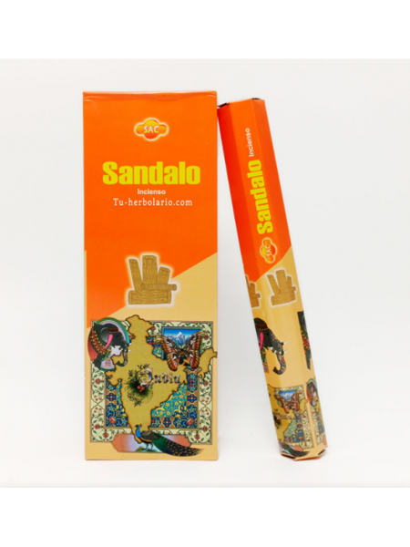 Imagen de INCIENSO HEXAGONAL SÁNDALO PAK 6 UNIDADES marca SAC