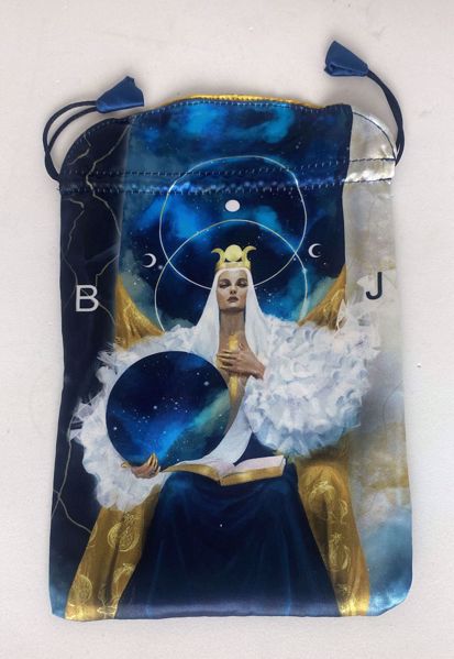 Imagen de Bolsa Guarda Tarot Astral. Satén