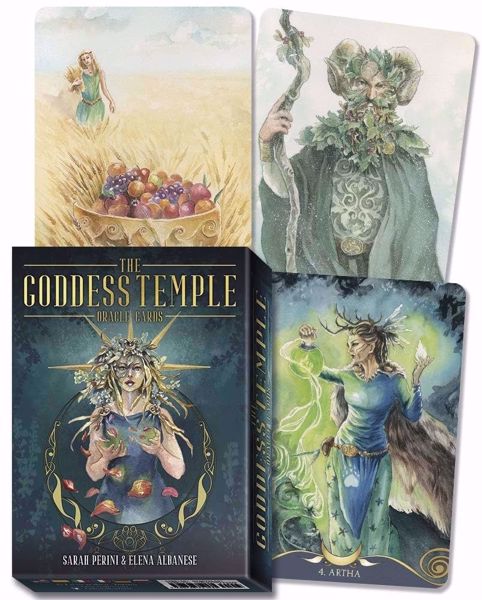 Imagen de THE GODDESS TEMPLE ORACLE CARDS SARAH PERINI & ELENA ALBANESE